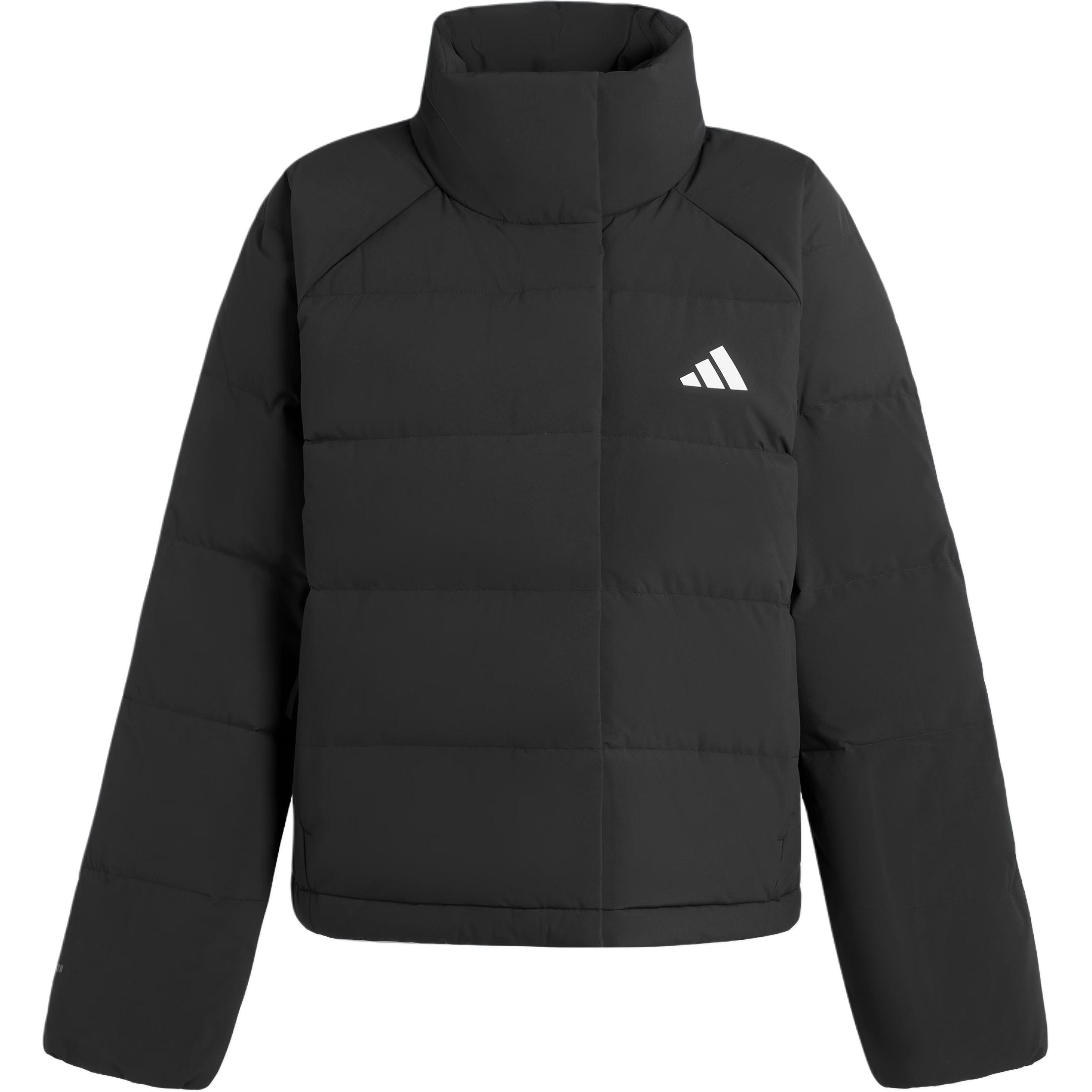 

Adidas Helionic RLX Спортивный стиль Серия Логотип Стойка Воротник Короткий рукав Пуховик Женская куртка KH3974 L
