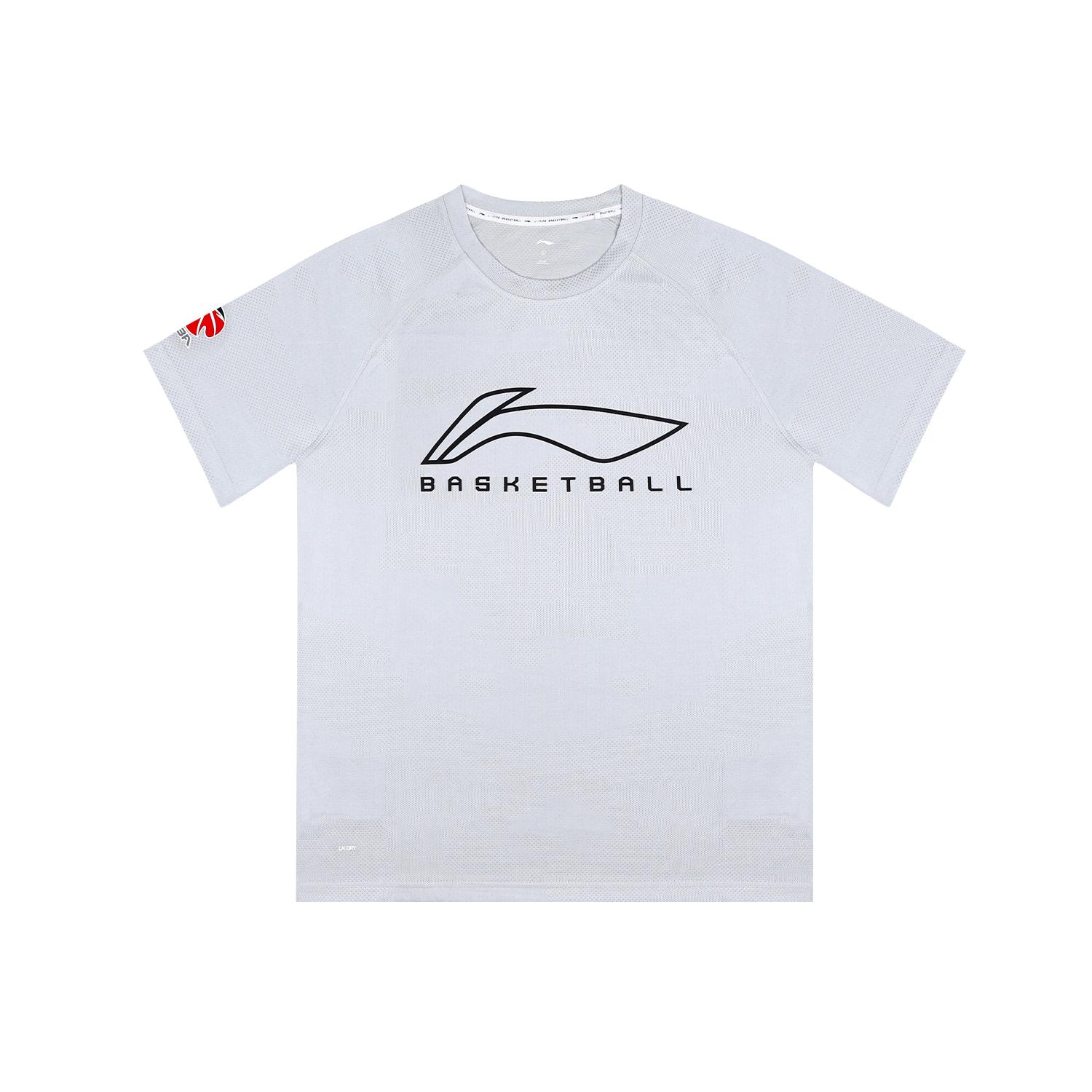 Li Ning Футболка с коротким рукавом Унисекс Серая ATSW523-1 3XL