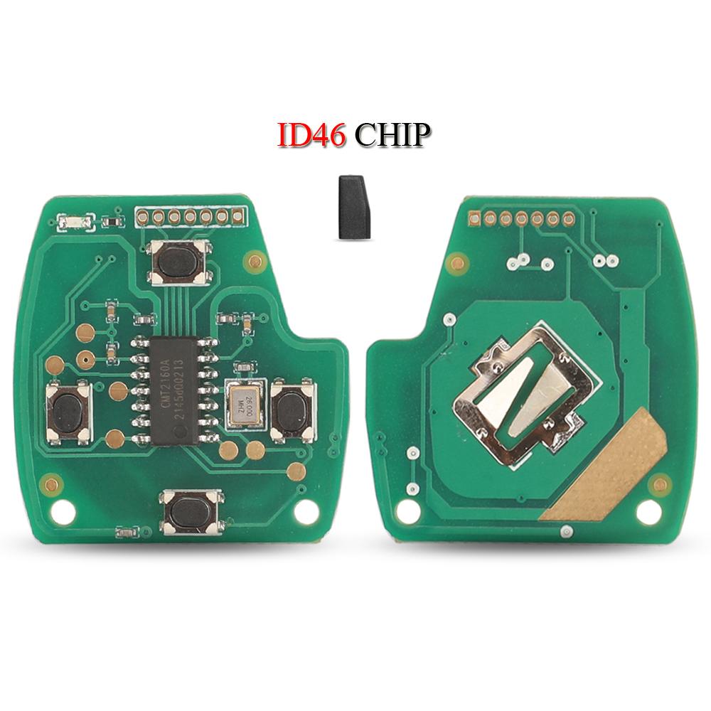 Jingyuqin G8D-380H/382H/384H-A Platine für Fernbedienungsschlüssel für Honda Accord CRV Odyssey Jazz 313,8/315/433,92 MHz ID46/ID48 Chip