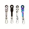 Creative 10mm Ratchet Wrench Mini Shaped JDM Metal Racing Keychain Key Chain Ring Keyring Adjustable Wrench Tools Tool
