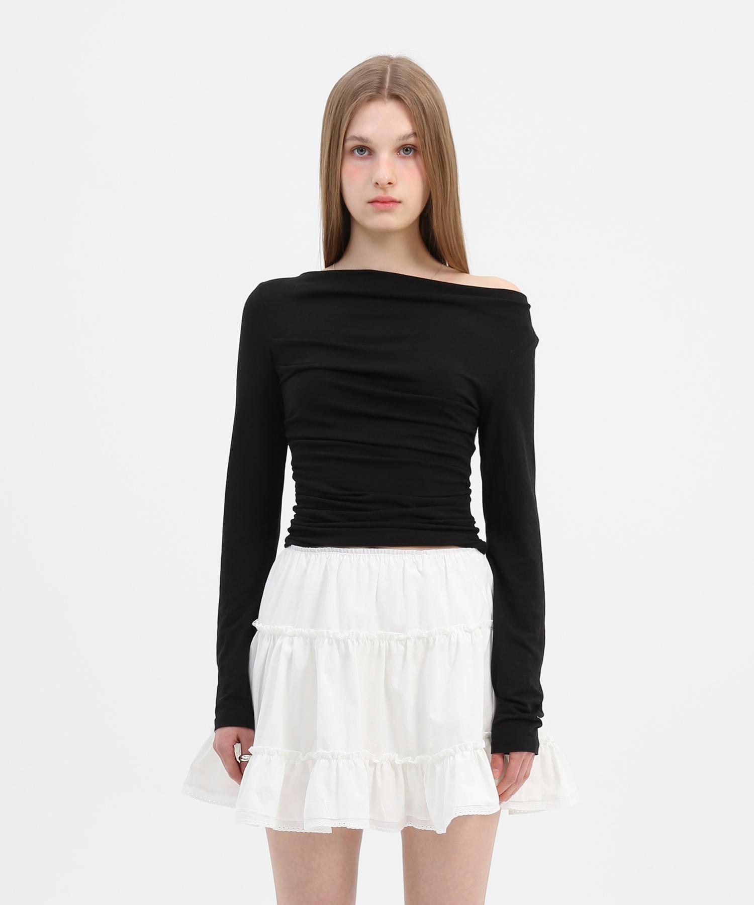 Slow Garments Flowing Long Sleeved Top Black/Os