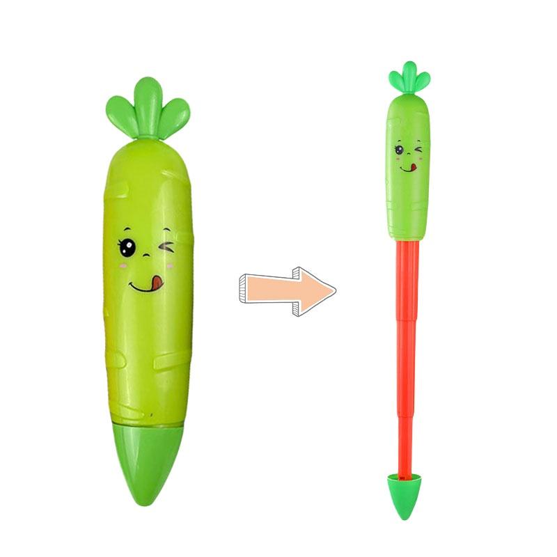 Stretchable Carrot Sword Toy For Kids Realistic 3d Gravity Knife Anti-stress Plaything