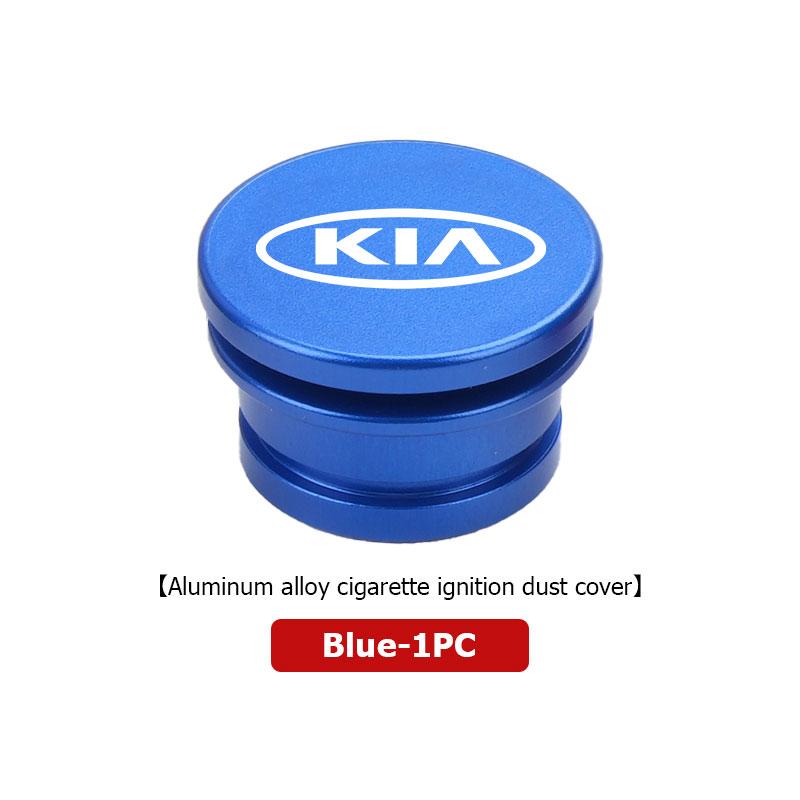 Car Logo Cigarette Lighter Dust Proof Plug Cover Cigarette Lighter Button For KIA K5 K2 Rio Optima Sportage Venga Sorento Stonic pzce30