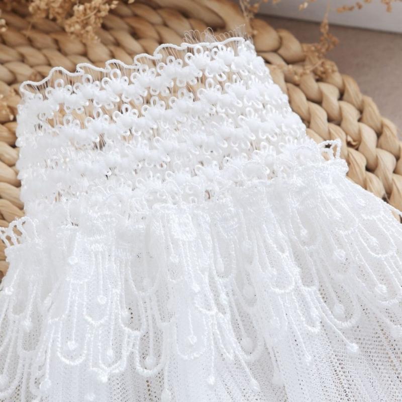 Embroidery Lace Flower Arm Sleeves Comfortable Armwear Wrist Cuffs Decorative Sleeves for Women Casual Formal Occasion