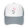 Blush Botanical Bloom Silhouette Art Mesh Baseball Cap Casual Hat Outdoor  For Womens Unisex FeUnisex