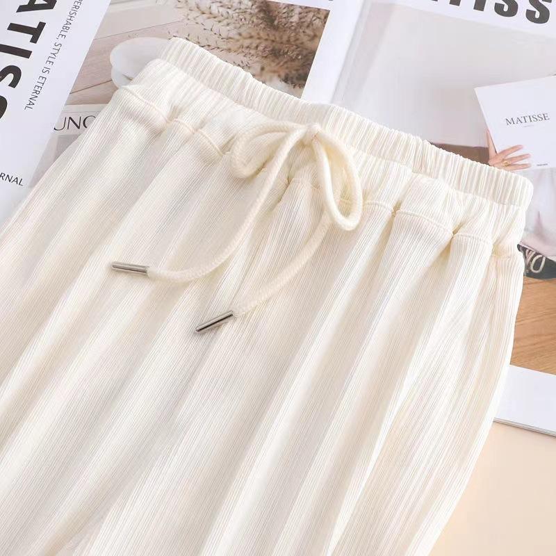 Girls' Mosquito Repellent Pants Thin Summer Clothes for Children Ice Silk Pants for Girls Long Pants for Summer