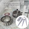 4Pieces Steel Taper Gauge Set Hole Gaps Gauge Feeler Rulers for Precisions Measurement In Engineering and DIY Projects