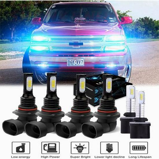 LED Scheinwerfer Kombi-Set: H11, H8, H9005, 9006, H4, H7, H13, 9007, 880, 881