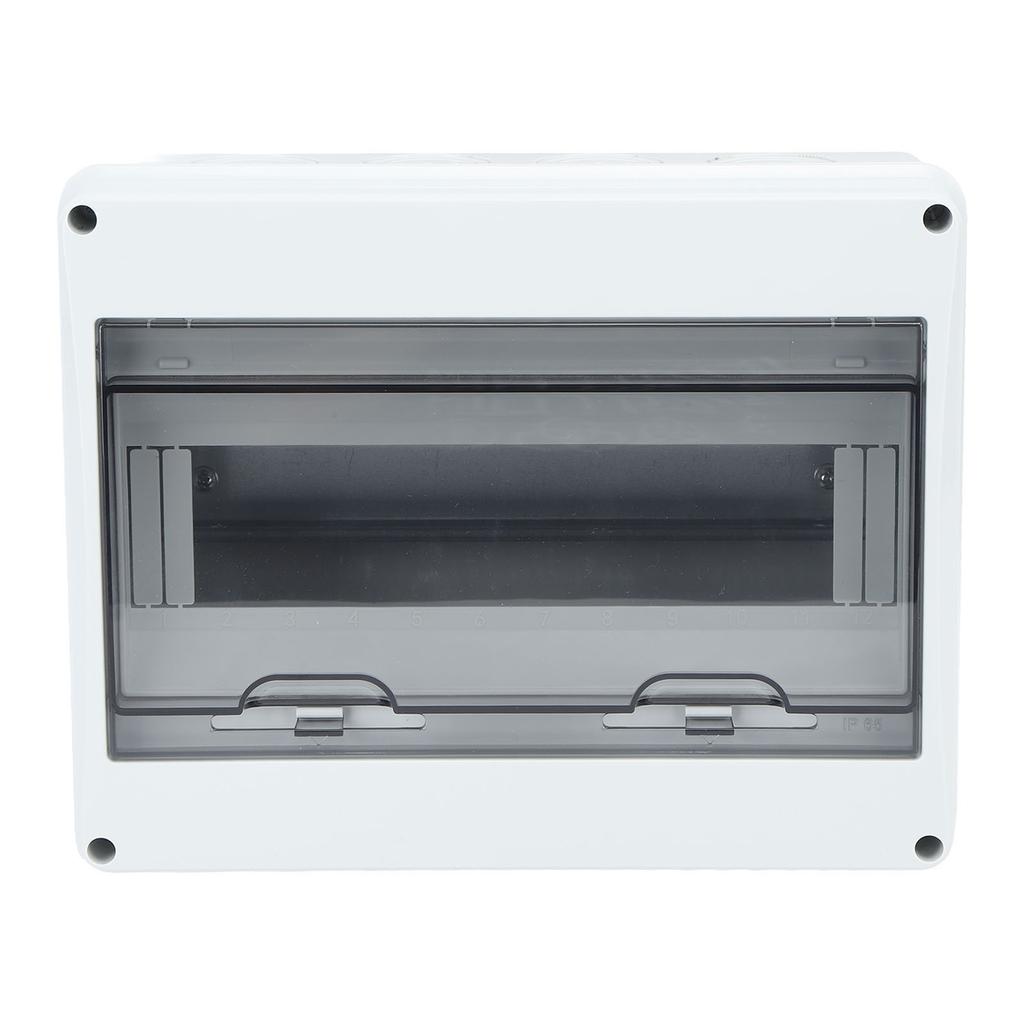 Automatinio jungiklio dėžė, montuojama ant paviršiaus, vandeniui atspari, 12 vietų, buitinė, lauko, paskirstymo jungiamoji dėžė