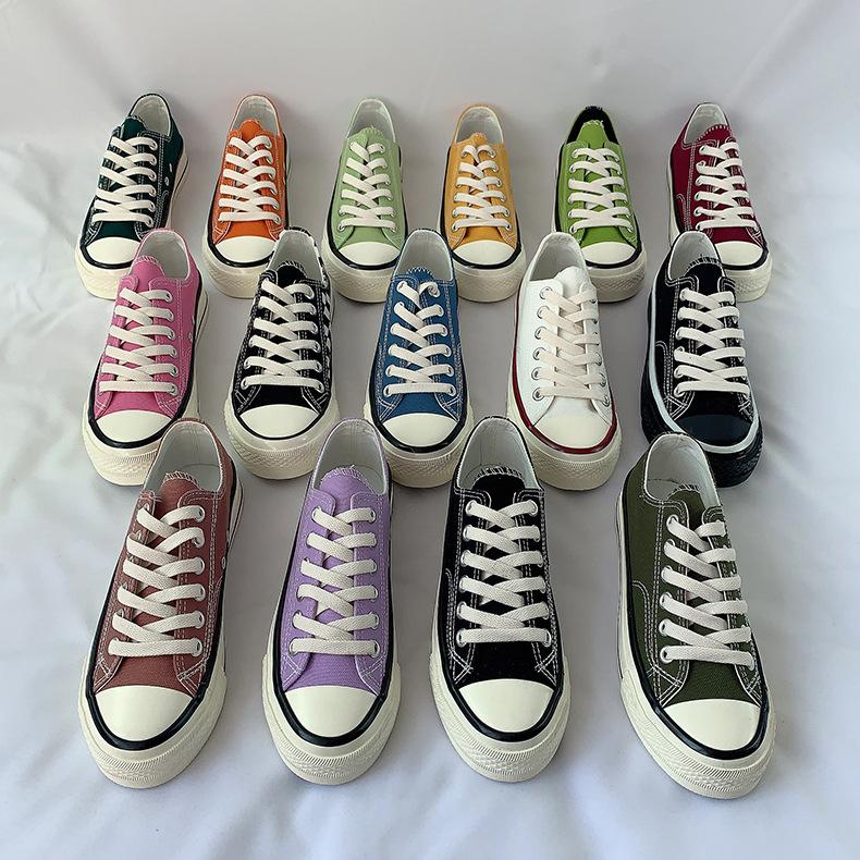 low-top Canvas Shoes Women's Spring and Autumn New Student Retro All-match man's Sneakers