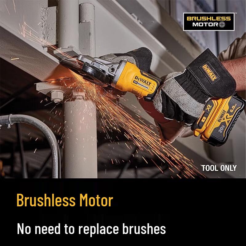 DeWALT 20V MAX Brushless 125mm Angle Grinder CN plug (adapter included)