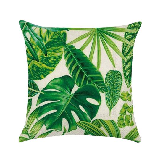 Monstera Leaf Square Povlečení na polštář Povlak na polštář Rozkládací pohovka Dekor do auta