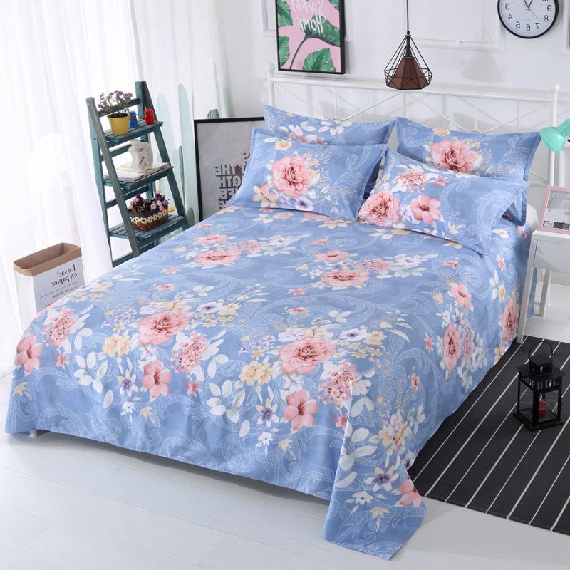 Skin-Friendly Brushed Thick Bed Sheet - Single Piece for Double/Single Bed, Kang Sheet, Dorm Use, All-Season, Various Sizes