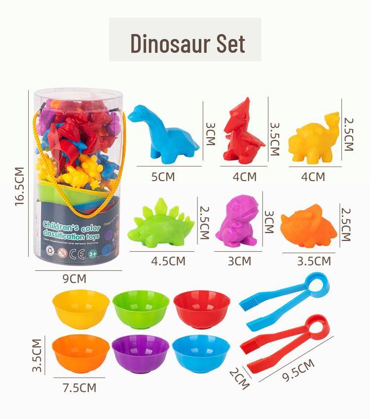 

Серия «Животные» Монтессори Игрушки для счета и классификации для раннего развития детей