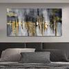 Black And Golden Painted Poster Canvas Painting Modern Abstract Wall Art Decor Luxury Wall Picture For Living Room Sofa Wall Decor