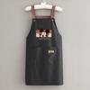 Nice Bear Waterproof Apron With Oil Resistant Composite Fabric For Kitchen Cooking Special Characters Included