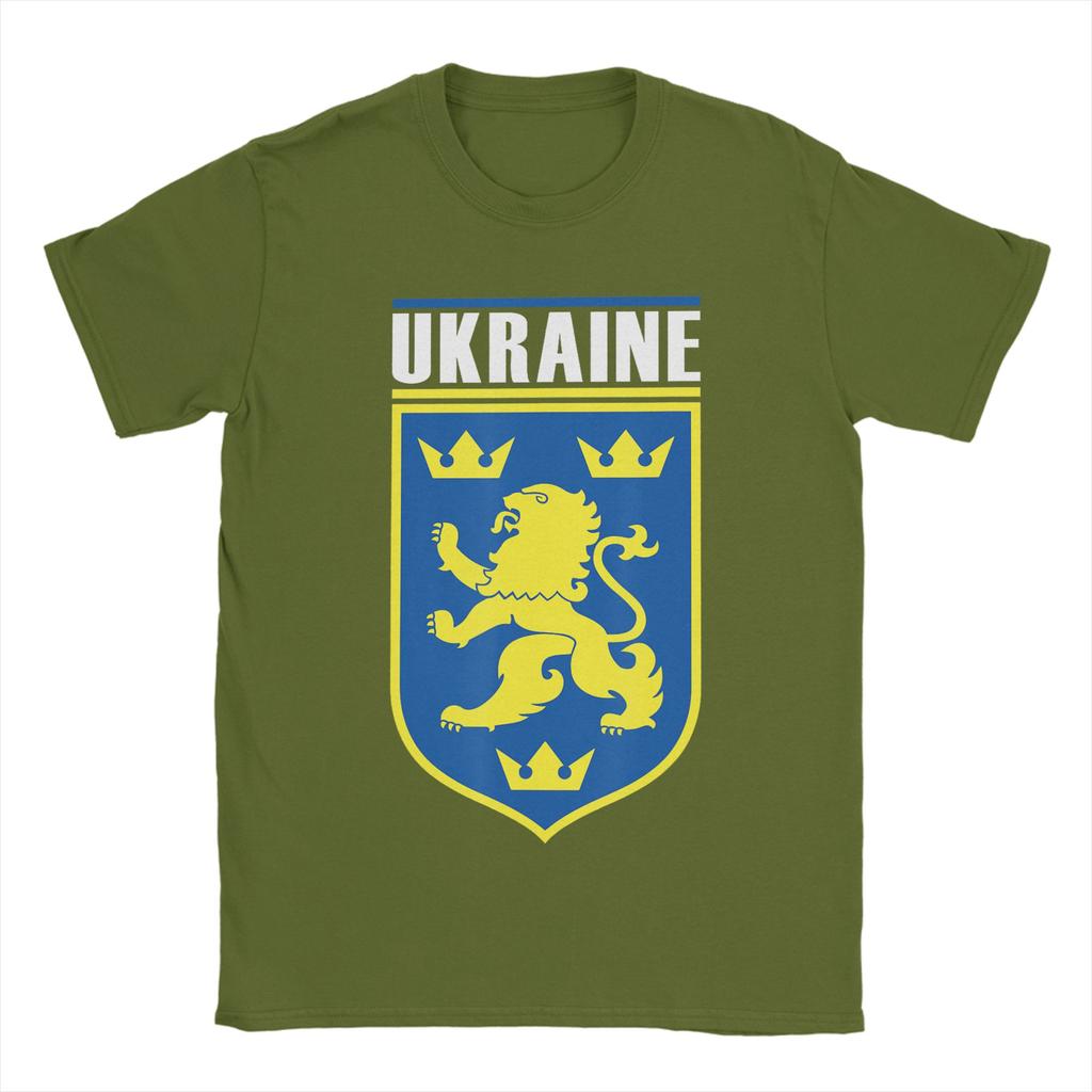 Ukraine Ukrainians Ukrainian Kiev Trysub Flag Unisex T Shirt Fashion Tee Shirt Short Sleeve O Neck TShirts Cotton Plus Size Tops