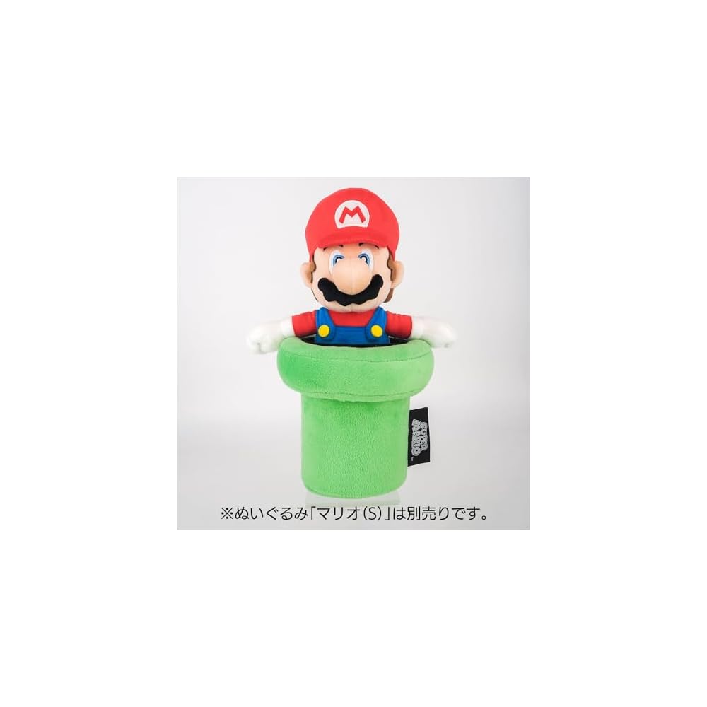 Плюшевая игрушка San-Ei Super Mario Труба Мульти-подставка 14x14x13 см Плюшевое украшение MZ37
