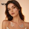 Decorative Body Art Decals Golden Silver-color Metallic Tattoo Sticker for Women Girls, Temporary Hypoallergenic Stickers Face Arm Decoration,