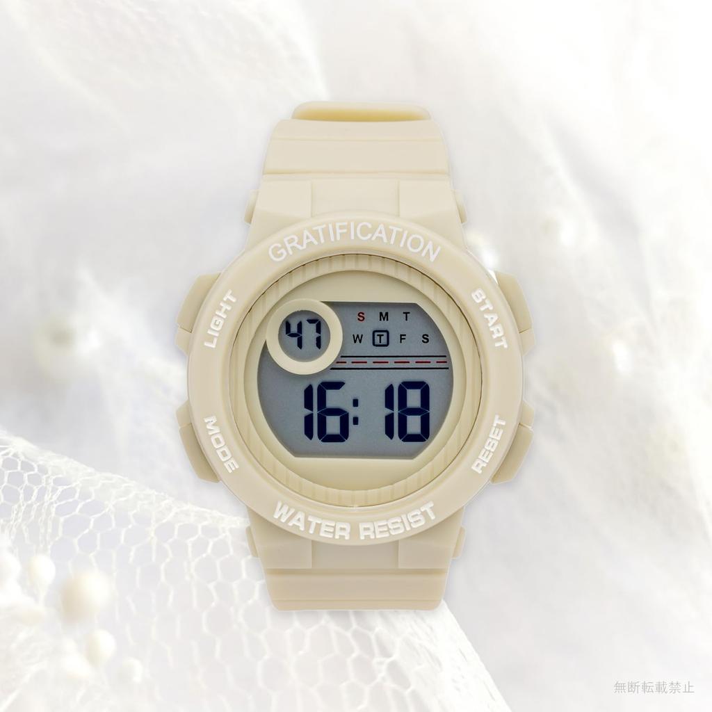 Fieldwork Damenuhr Digital, 3 ATM Wasserdicht, WP Dain, Beige, YM122-2