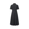 Giovanni Valentino Casual Lapel Short Sleeve A-Line Dress