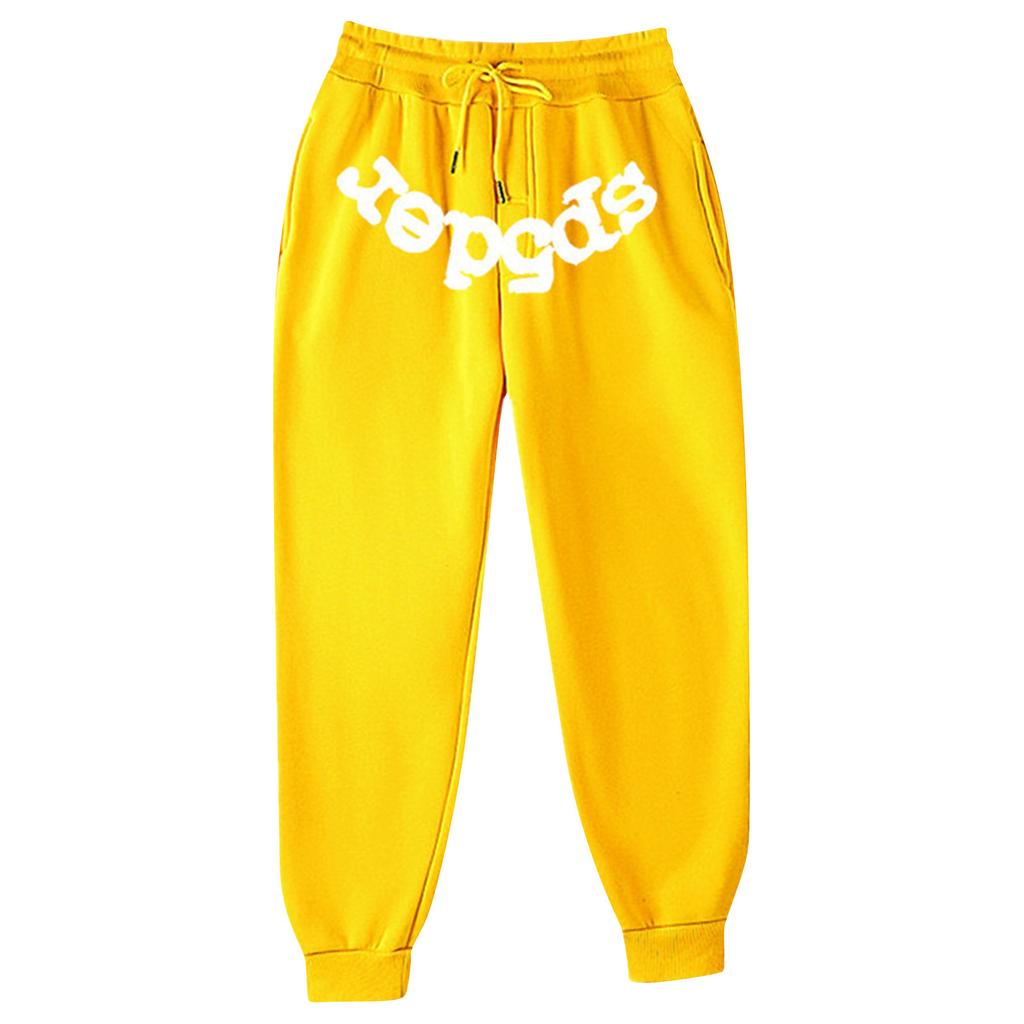 Women's Casual Letter Sweatpants Pocket Drawstring Elastic Drawstring Sweatpants