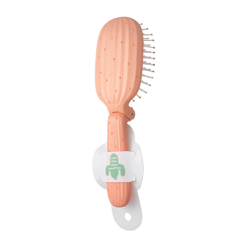 Cactus Folding Air Bag Comb Massage Comb Folding Easy To Carry Air Cushion Comb Girls Small Comb