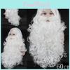 Santa Claus Beard And Wig Set Perfect Finishing Touch To Your Costume