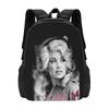 Retro Dolly Parton's Gift Men Women School Bag Big Capacity Backpack Laptop Legend Cowgirl Retro Music 80s 90s Jolene Beautiful