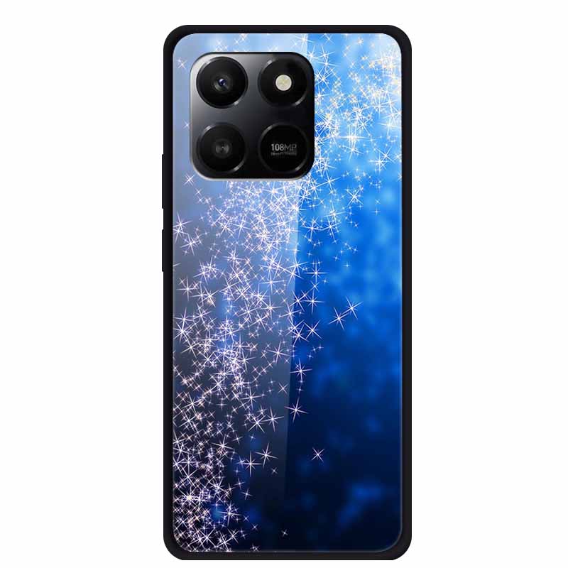 Glass Case For Honor X7d Play 10T 5G Case Soft Bumper Hard Tempered Glass Back Cover For Honor 400 Smart 2025 Phone Cases Fundas