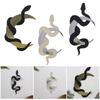 Decorative Crescents Snake Wood Mirror Wall Ornament Fit Diverse Styles Preferences