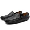 Fashion Shoes Leather Men Luxury Trendy Casual Slip on Formal Loafers Men Moccasins Italian Black Male Driving Shoes Sneakers Plus Size