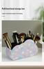 Pink Cloud-Shaped Multifunctional Storage Box for Cosmetics, Remote Controls, and Office Supplies