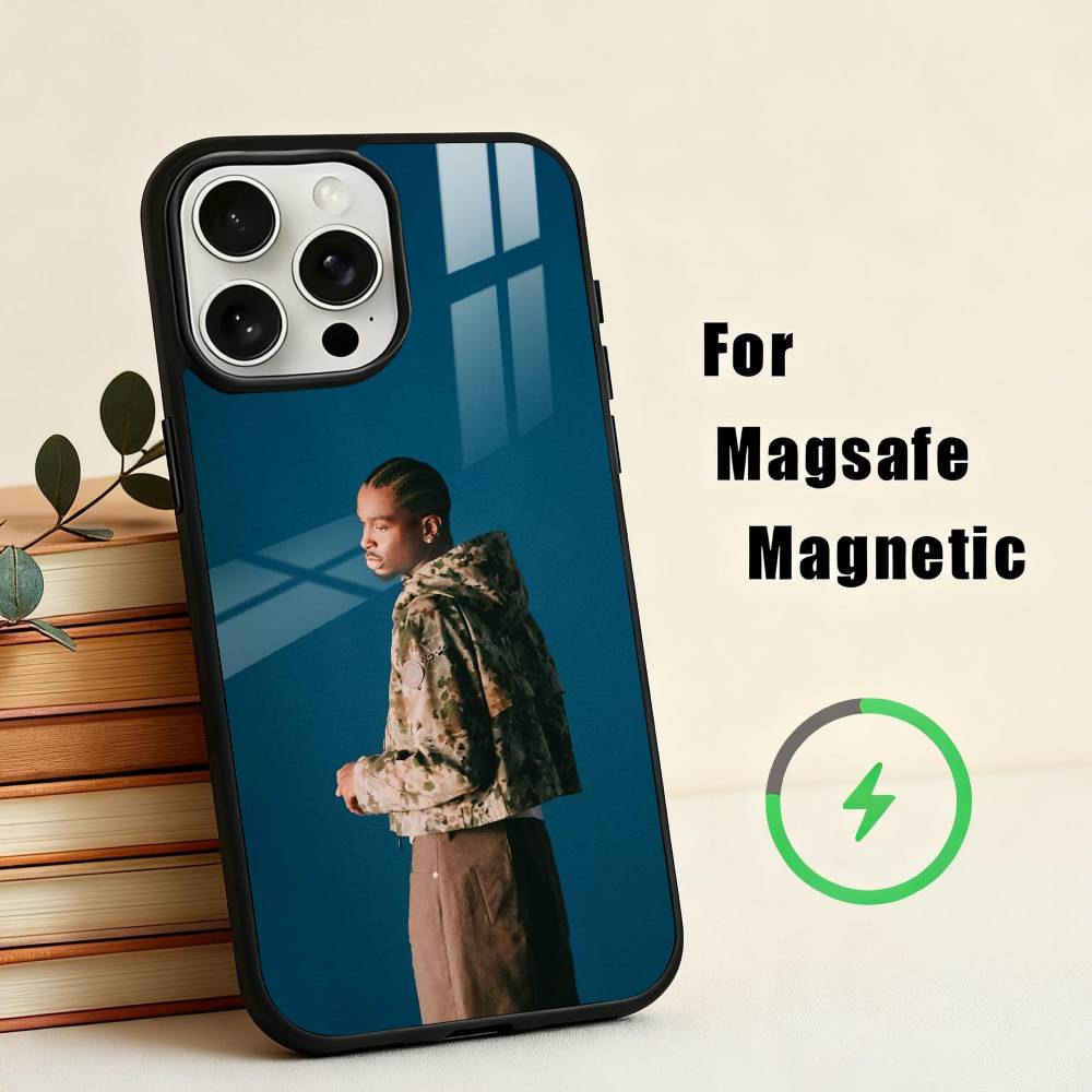 SGA B-Basketball G-Guard S-Sha Phone Case For iPhone17,16,15,14,13,12,11 Plus,Pro Max Magnetic For Magsafe Wireless Charging