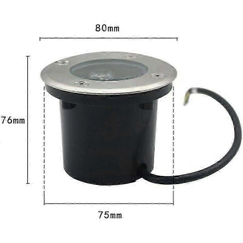 IP65 LED Spotlight 3W 270 Lumen Outdoor Recessed Garden Light