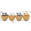 4 Pieces Miniature Garden Cat Figurines Toys Animals Figurine Decoration