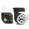 1Pair Luggage Wheels Suitcase Replacement Wheel Roller Hardware Repairing Kit 360 Degree Spinner Caster Heavy Duty Wheel