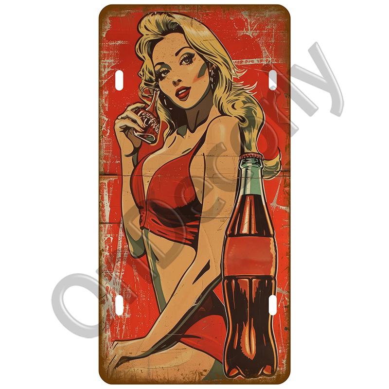 Vintage Metal Tin Sign Plaque For Beer Bar Pub Man Cave Wall Decor Art