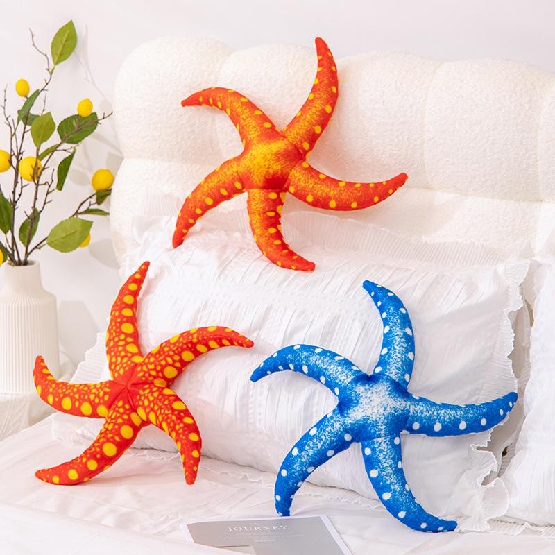 Simulated Starfish Pillow Marine Life Plush Toy Five-legged Starfish Doll Dormitory Sofa Pillow Ornaments