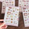 Cute Puffy Foam Stickers Sweet Dessert Bear Bubble Decals Aesthetic Decor For Kpop Photocard Holder Ita Bag Journal Scrapbooking