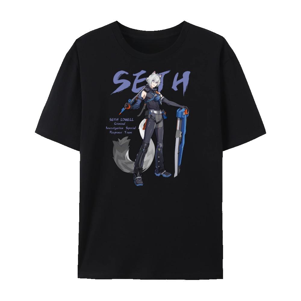 Zenless Zone Zero All Character's Impression Graphic Short Sleeve Cotton Crewneck T-Shirt