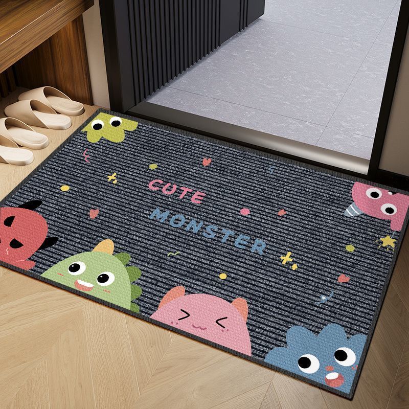 Modern Einfach Cartoon Kristall Flor Teppich Rutschfest Wohnzimmer Schlafzimmer Abriebfest Schmutzige Fußmatten Heimdekoration