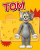 Jiaqi Cat and Mouse Classic Building Blocks - Hand-Painted Educational Toy Figures for Kids
