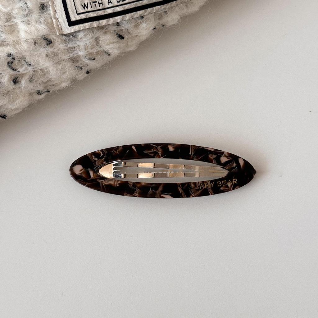 Colorful Acetate Hair Clip for Women 2025 - Simple Side Ear and Bang Clips, Wispy BB Hair Accessories