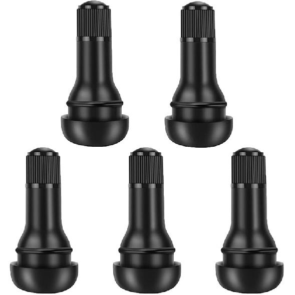 Riseuvo 5pcs TR600 High Pressure Tire Valve Stem - High-Pressure Tubeless Snap-in Valves Good for Larger or Heavy-Duty Vehicle