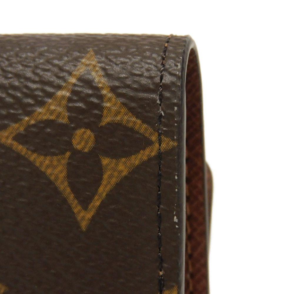 Б/у 12564 Multicles 6 M62630 7949 Текущий логотип LV Цветок 6 рядов Коричневый Новый RFID IC чип Монограмма Арманьяк Унисекс от