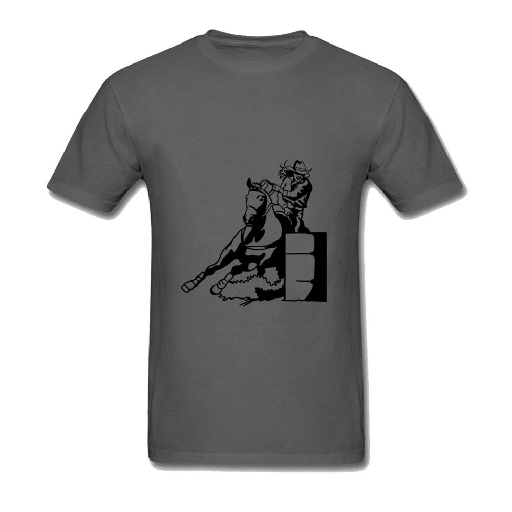 Novelty Knitted Men T Shirts Tuxedo Tees Barrel Race Lady Girl Mens T Shirt O