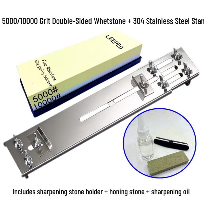 Chixing Professional White Corundum Double-Sided Sharpening Stone Set