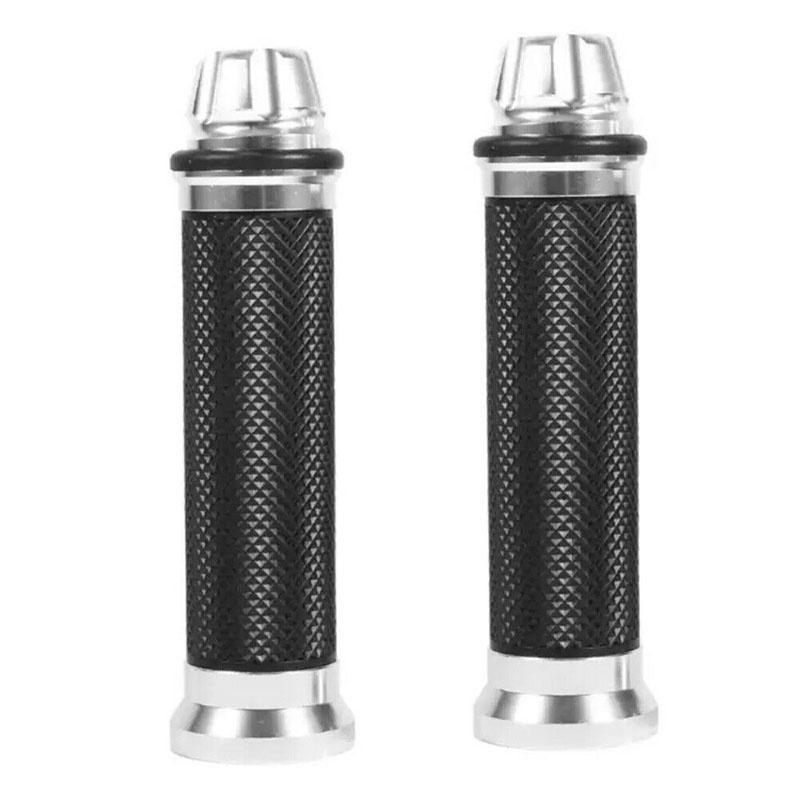 Universal 22mm 24mm Cnc Motorcycle Handlebar Grips, Dirt Bike Motorbike Handle Bar Accessories Parts