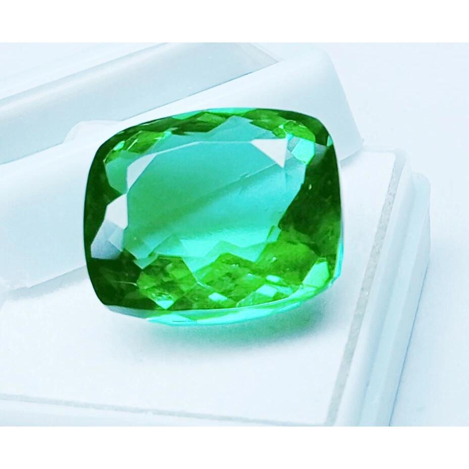 Rare A++ Peridot Green Natural Cushion Cut 18-20 Ct Certified Loose Gemstone